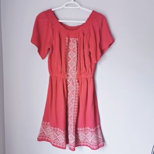 Skies Are Blue Embroidered Dress